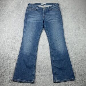 Levis 545 Low Boot Cut Jeans Womens 12 Medium (Fits 32x30) Blue Stretch Denim